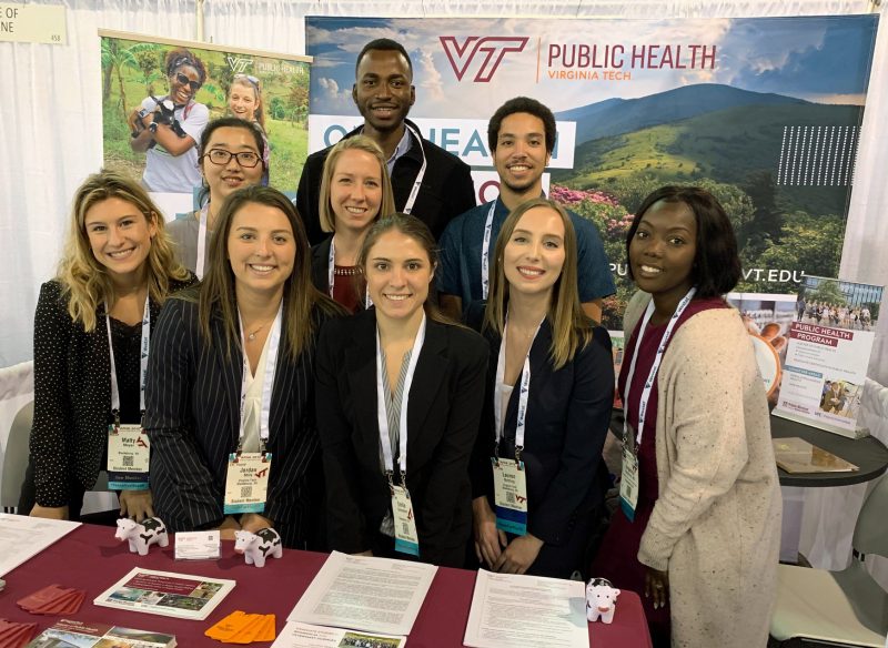 MPH students attend the APHA 2019 Annual Meeting & Public Health Expo in Philadelphia, Pennsylvania